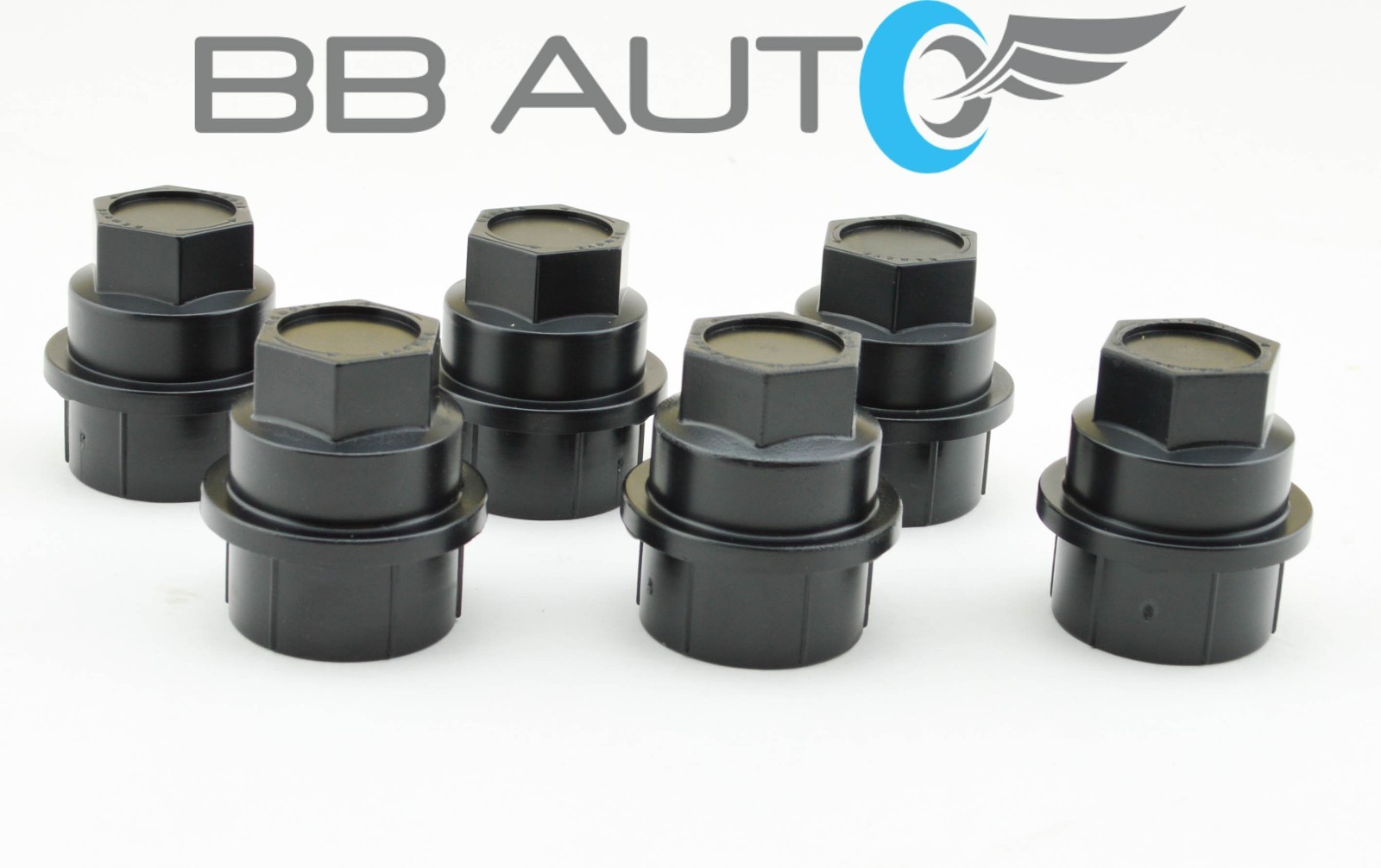2001-2005 CHEVROLET TAHOE Z71 6 NEW BLACK SCREW ON LUG NUT COVERS CAPS