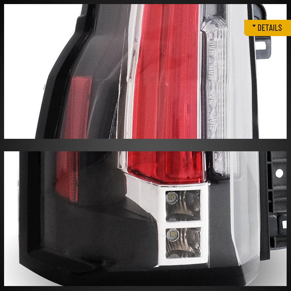 LED Tail Lights For GMC Yukon 2015-2020 Brake Rear Lamps Cadillac Escalade Style