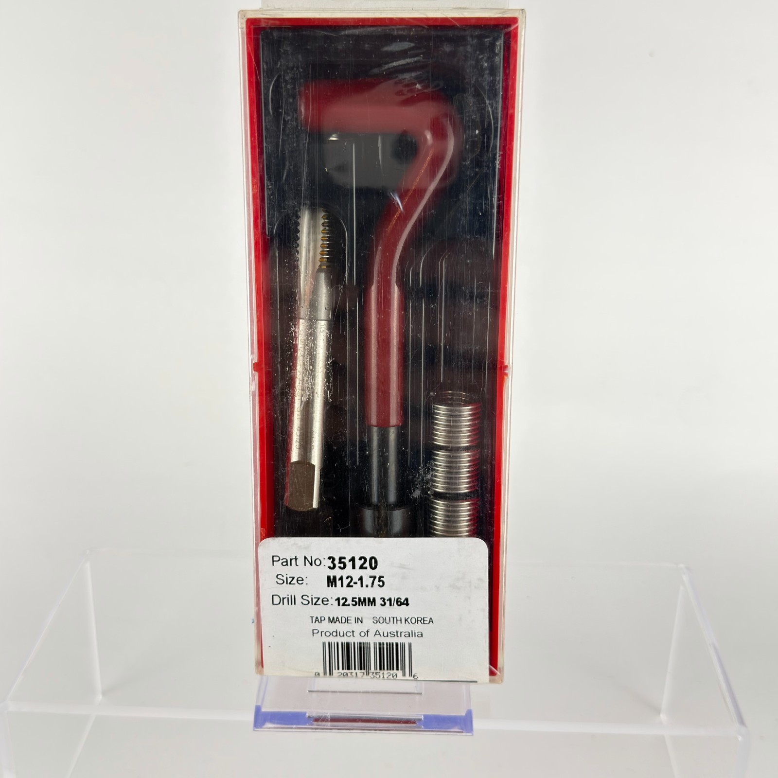 Recoil 35120 M12x1.75 Metric Coarse Thread Repair Kit Drill Size 12.5mm NIB