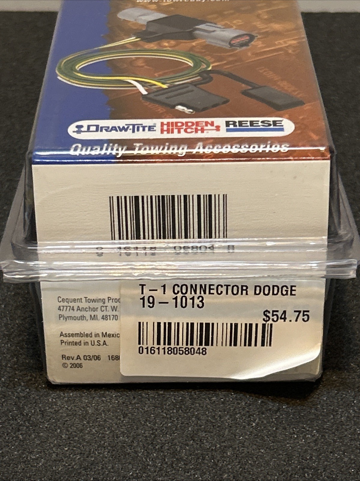 Tow Ready 118329 Vehicle End 4 Flat Trailer Wiring Connector Dodge RAM Dakota