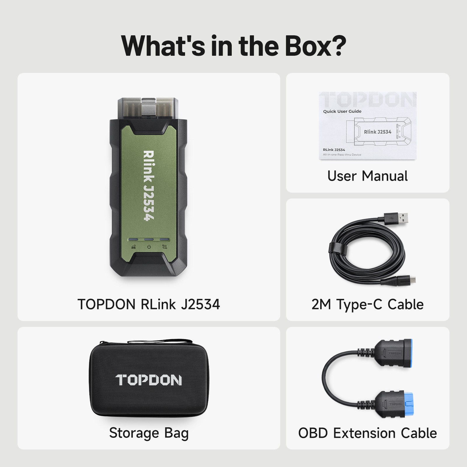 Topdon RLink J2534 Pass-Thru Programmer