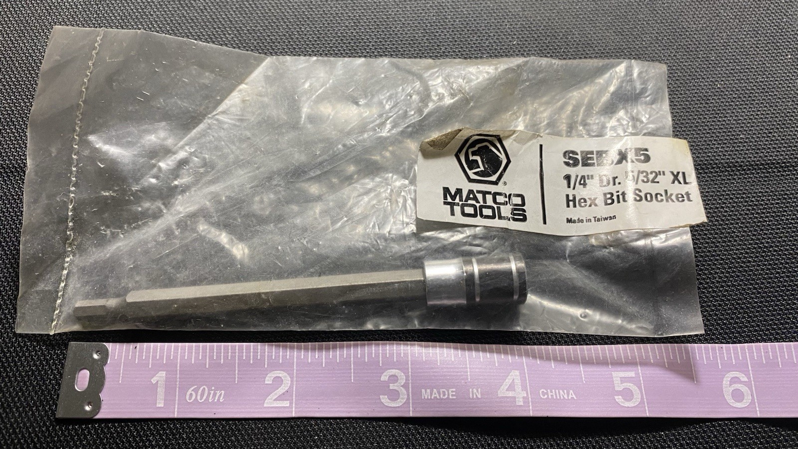 Matco Hex Dr. 5/32 & 1/4 Dr Long Star Bit Socket Set