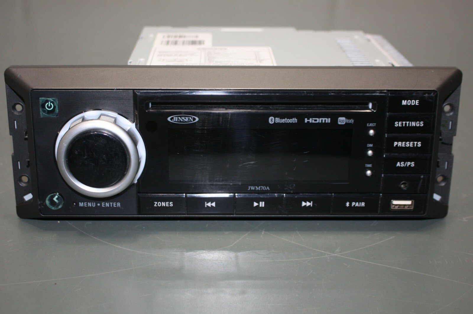 Jensen Slimline 3-Zone Source JWM70A, DVD/CD/Radio Player, Bluetooth, HDMI, App