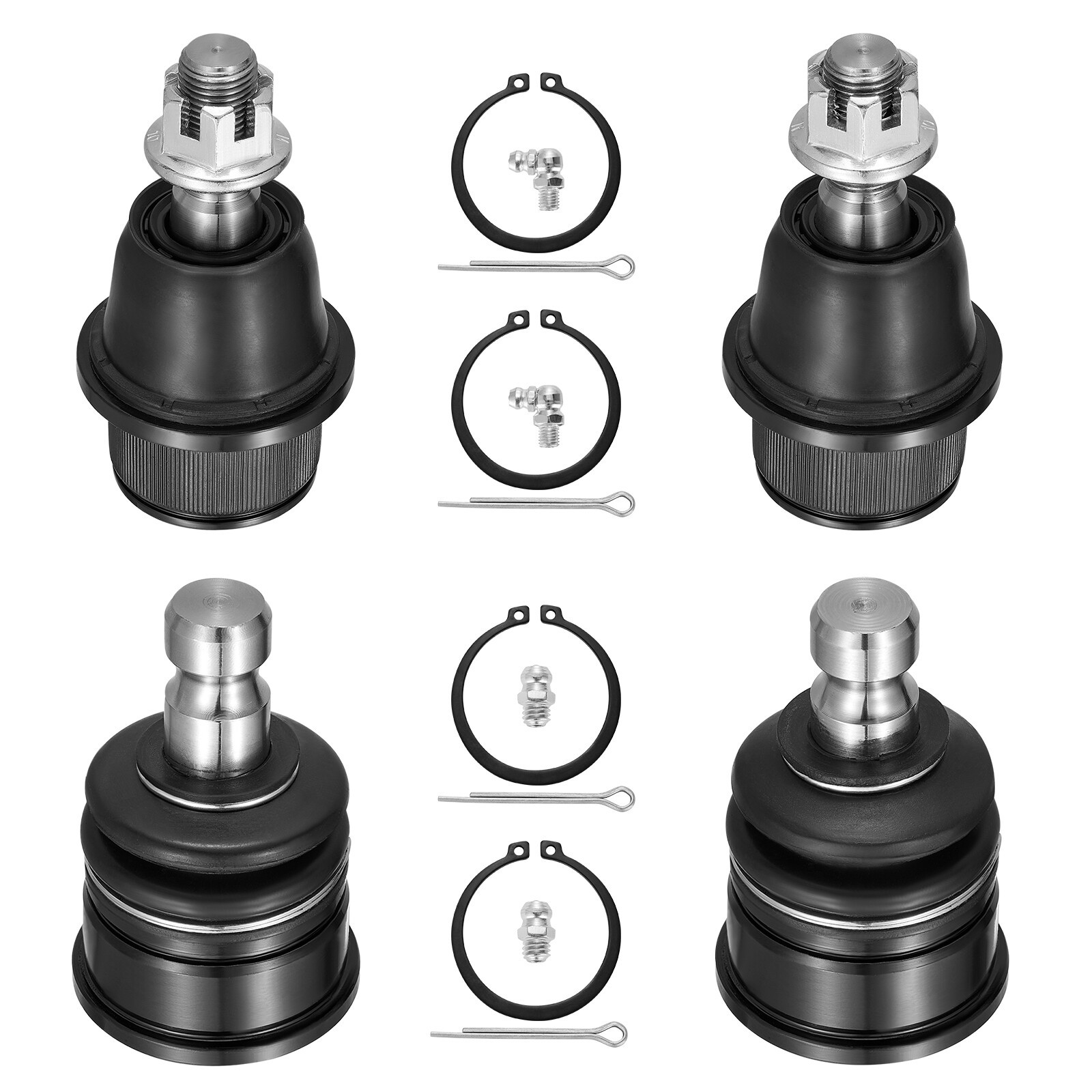 4PCS Front Upper Lower Ball Joints For 2002-2009 Chevy Trailblazer GMC Envoy