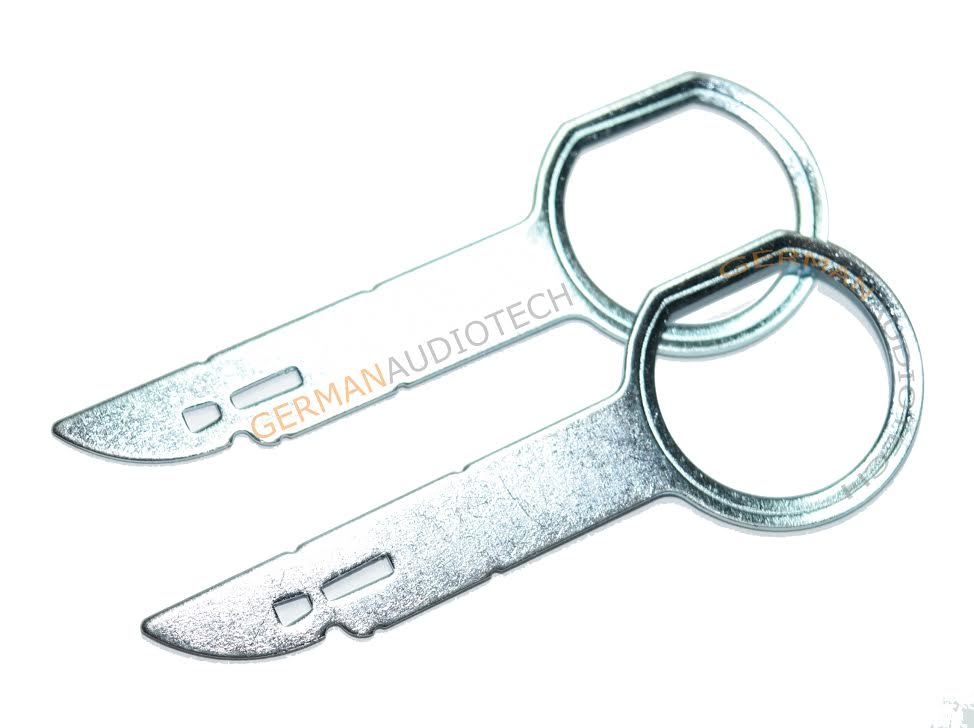 (2) New PORSCHE RADIO REMOVAL TOOL KEY SET for FACTORY CD PLAYER CASSETTE TAPE