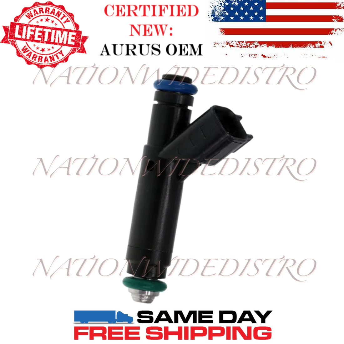 1x OEM NEW AURUS Fuel Injector for 1999-2003 Ford Windstar 3.8L V6 XF2E-C4B