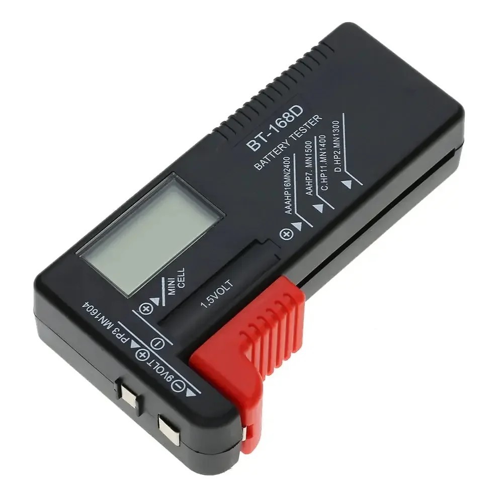 Digital LCD Battery Tester Universal Checker Volt Analyzer for AA AAA C D 9V Cel