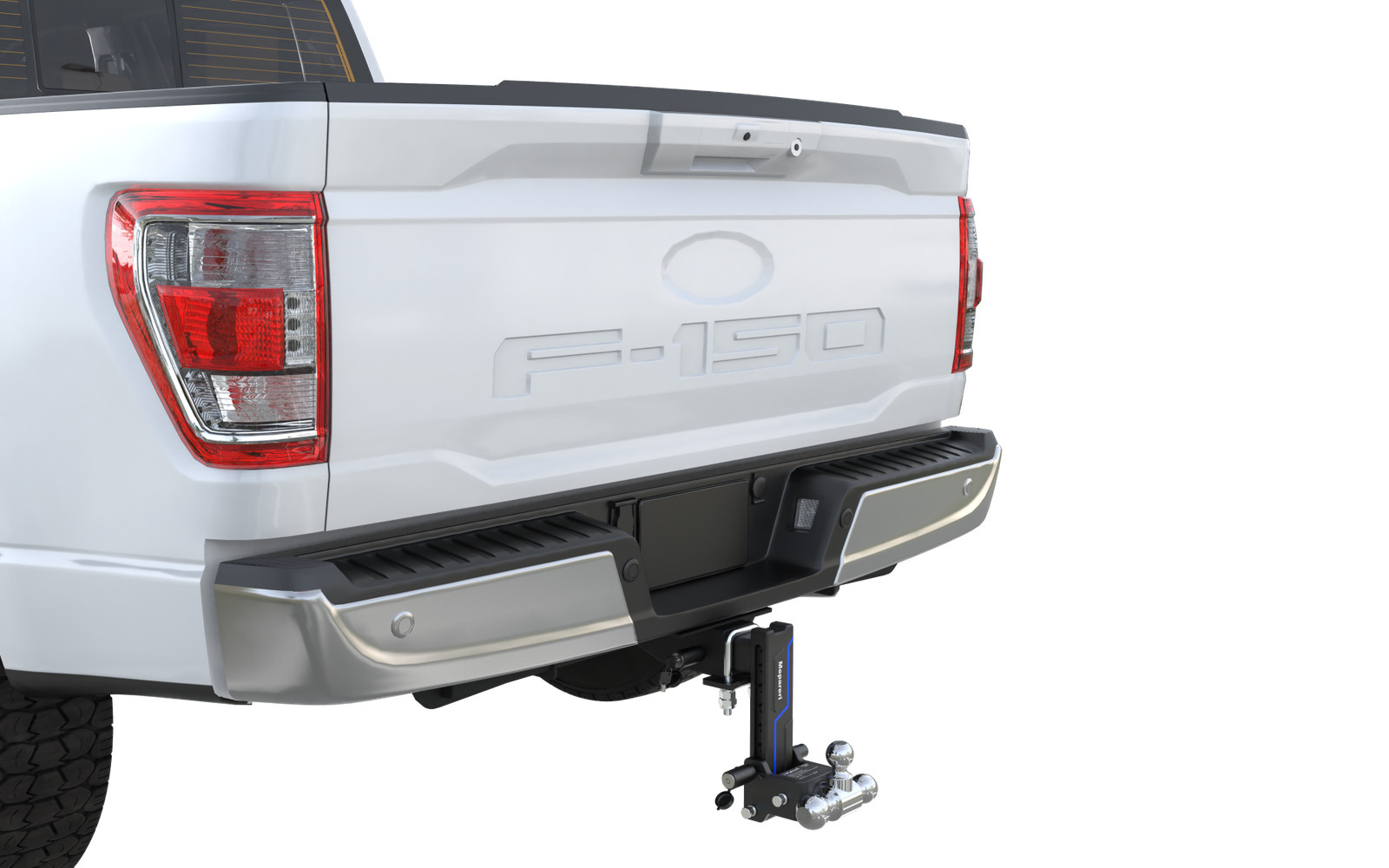 2.5″ Receiver 8.5″ Drop Trailer Hitch Tow Hitch Tri Ball 18000lb Stowable Design