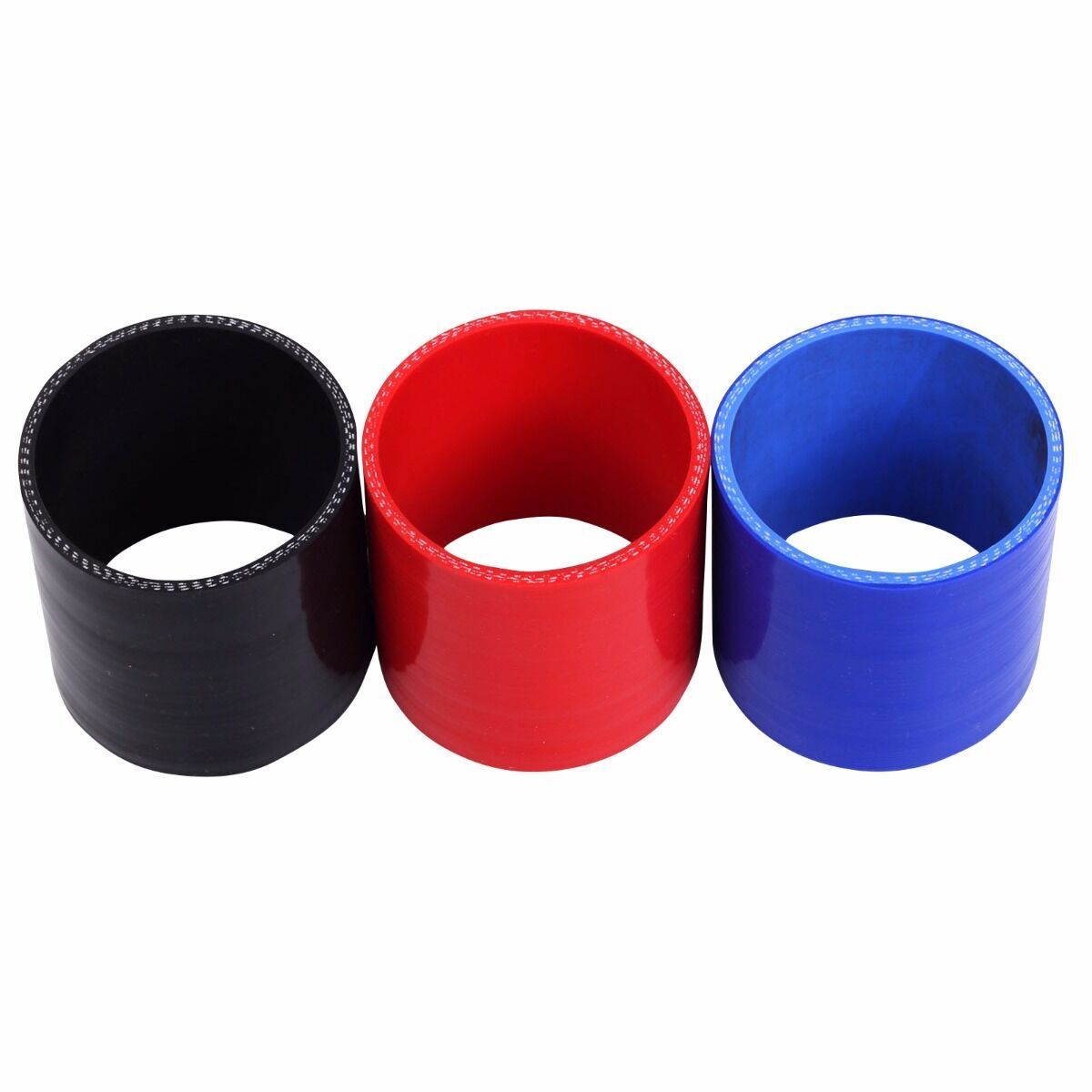 3.5″ Straight Silicone Hose Coupler 89mm Intercooler Tube Pipe Black 3 1/2″