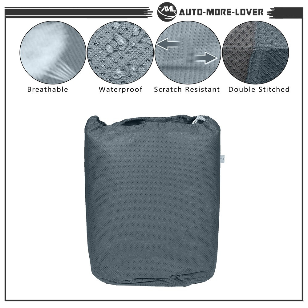 Waterproof Pop Up Folding Camper RV Cover Fit 8-18 FT Long Trailers