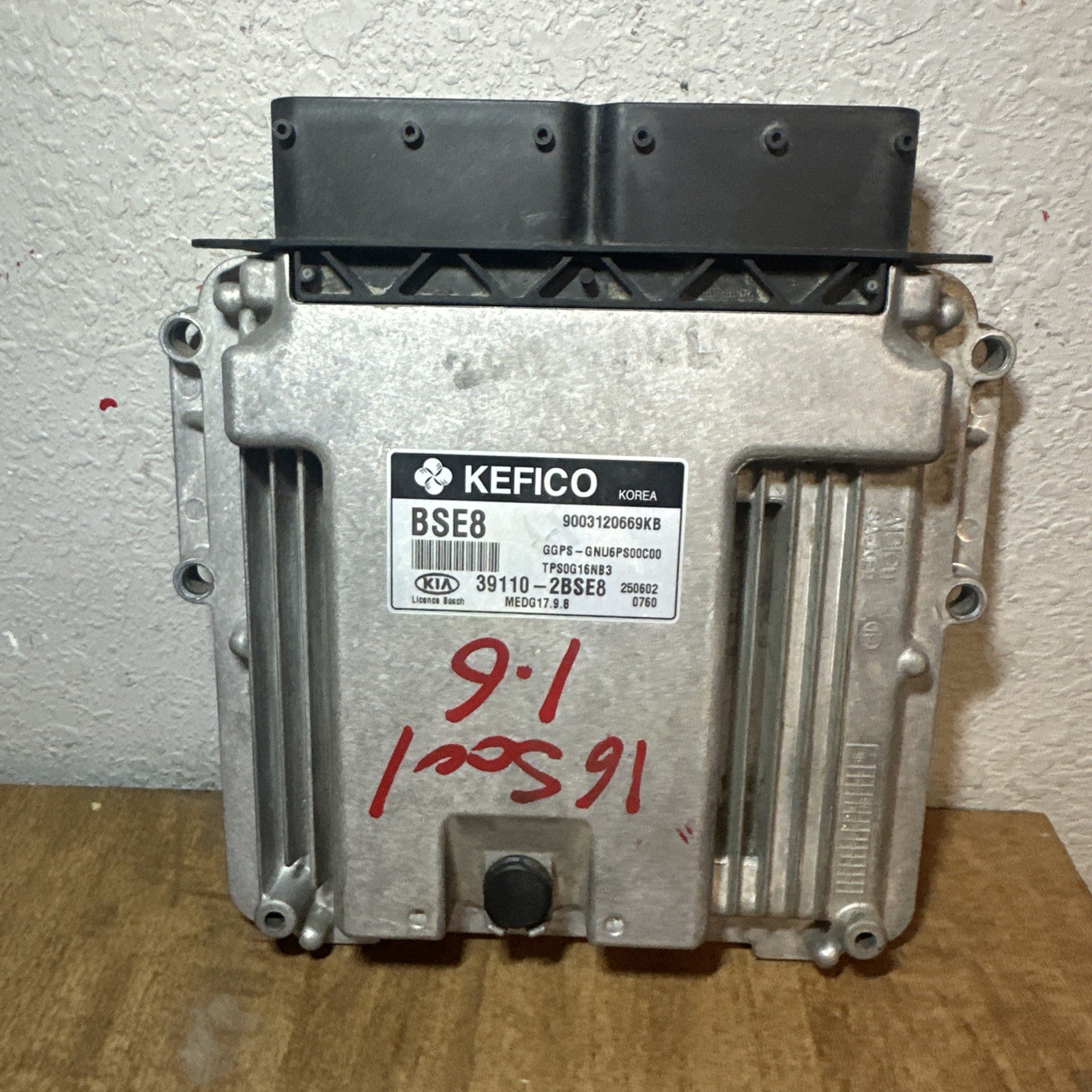 2016 KIA SOUL 39110- 2BSE8 KEFICO ENGINE CONTROL MODULE