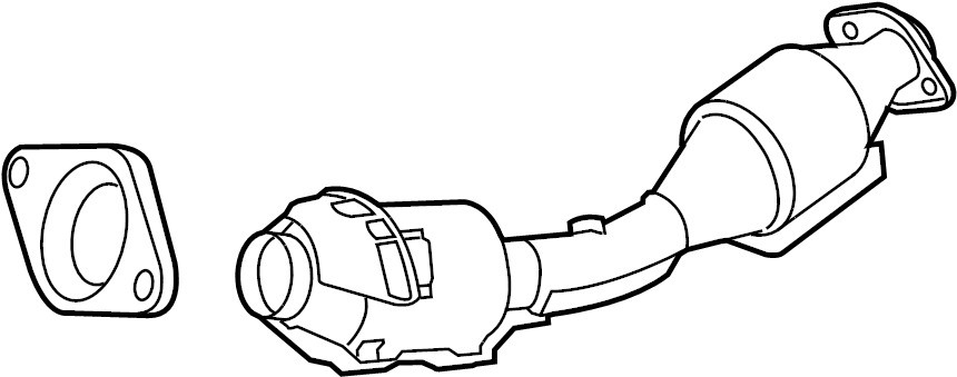 2013-2019 Genuine Nissan Sentra 1.8L Front Pipe Hose Tube Assembly 20010-3SR1A