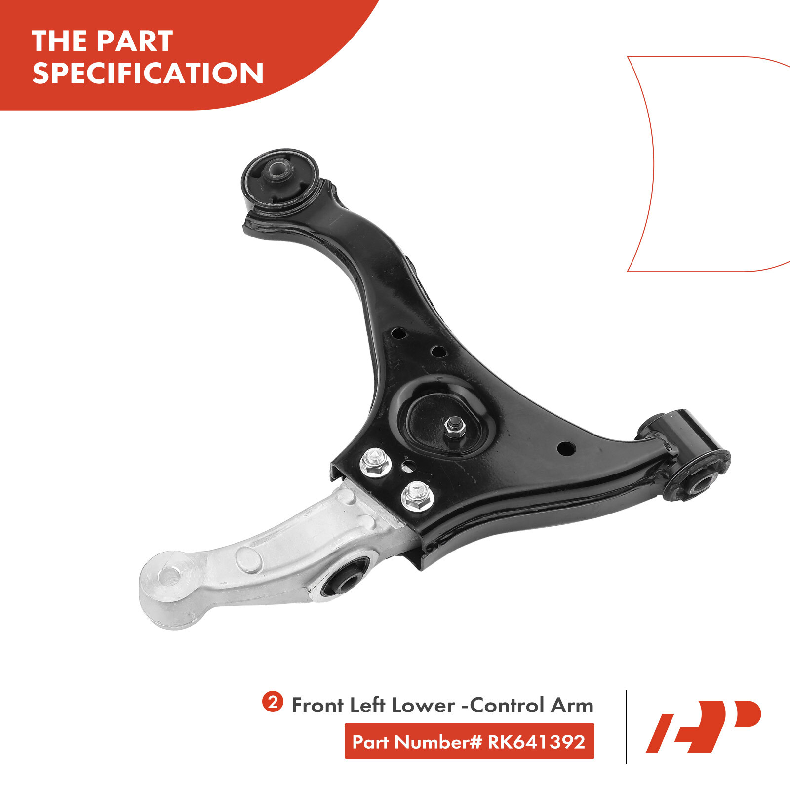 A-Premium 4x Front Lower Control Arm & Ball Joint for Hyundai Sonata 2006-2010