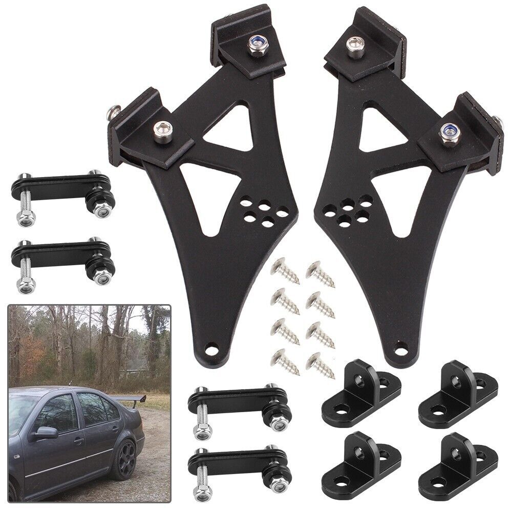 Spoiler Mount Brackets 5″ Universal Car CNC Aluminum Alloy Rear Wing Trunk Tail