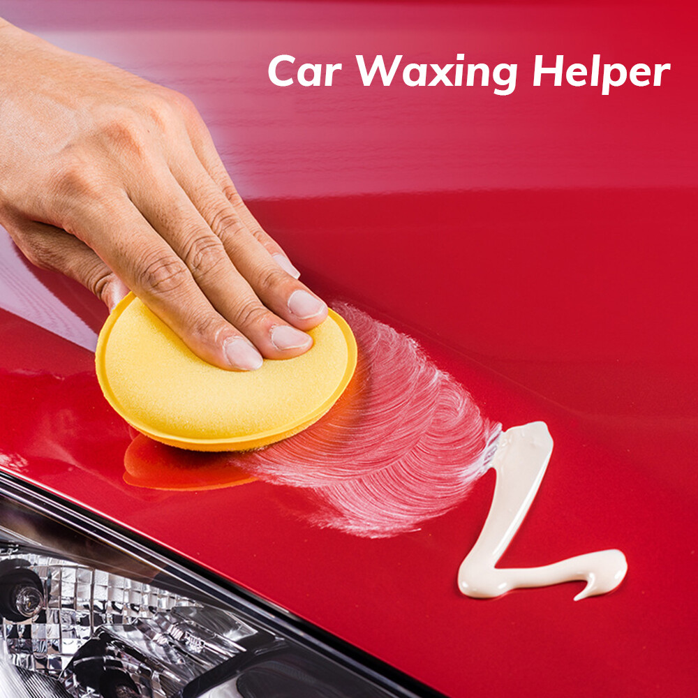 12 Pcs Microfiber Foam Sponge Polish Wax Applicator Pads Car Home Cleaning Tool