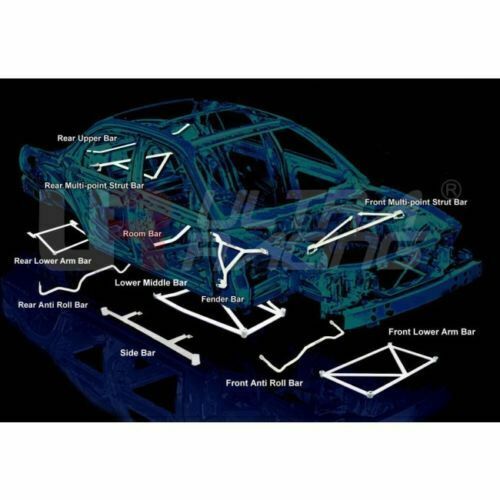 ULTRA RACING FOR 2002-2006 HONDA CR-V RD4-9 Front Strut Tower Bar Brace 2 POINTS