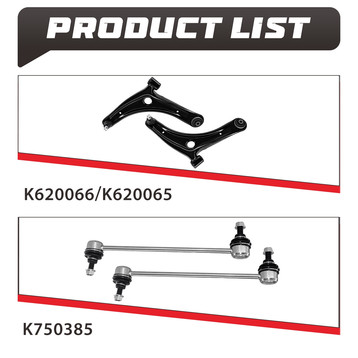 4x Front Lower Control Arm sway ball Assembly For 2007-2017 Jeep Patriot Compass