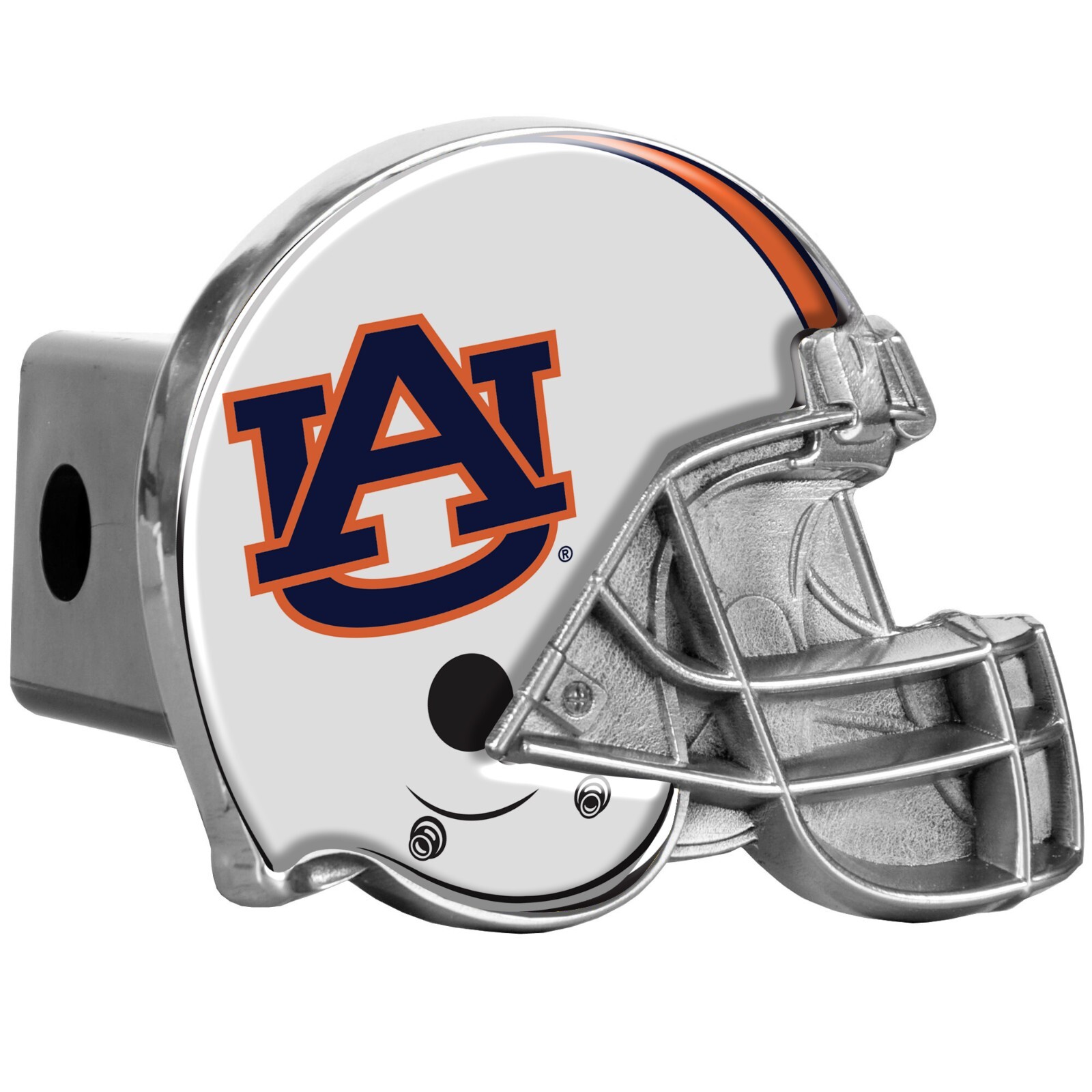 Auburn Tigers Metal face Helmet Tow Hitch Cover Car-Truck-SUV 2″ Receiver