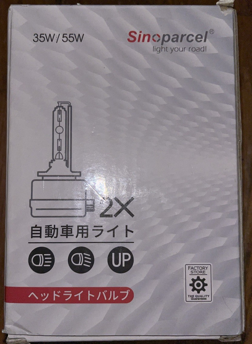 Sinoparcel D3S Xenon Bulb -2 Years Warranty- 35W/55W 12V 8000K HID Headlight