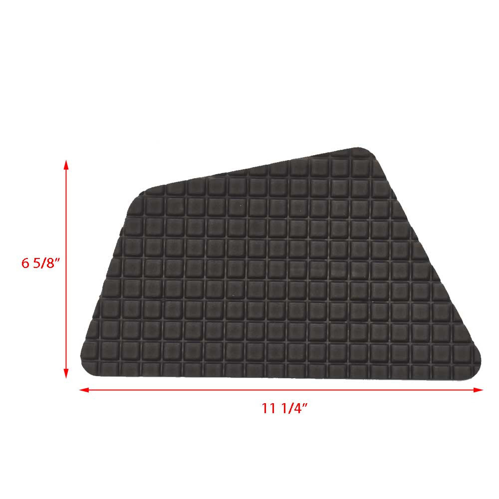 Boat Non Skid Pad Mat 11 1/4 x 6 5/8 Inch Black Square Foam Rubber