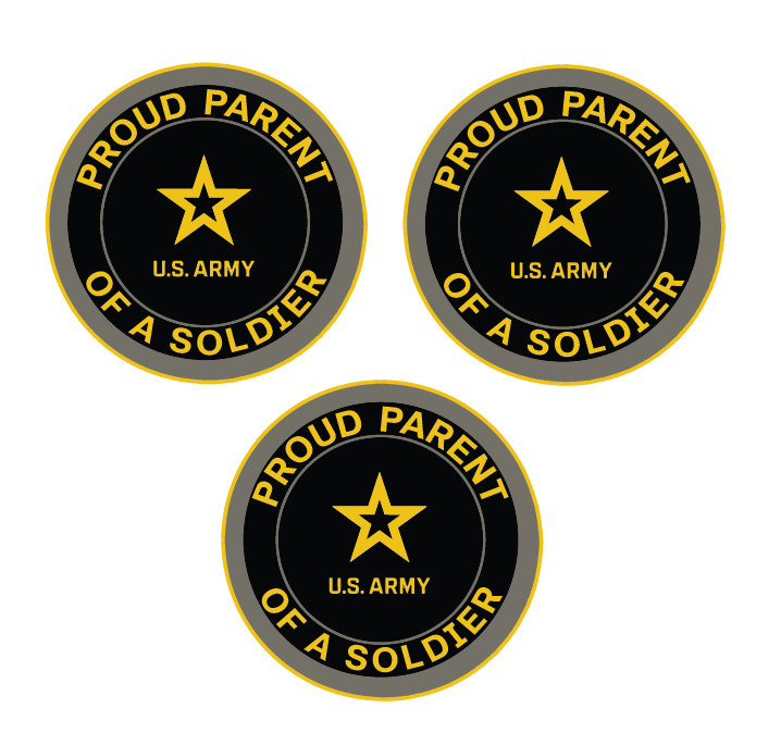 Proud Parent Of A Soldier US Army Vinyl Decal Car Truck Cell Phone Laptop Decal