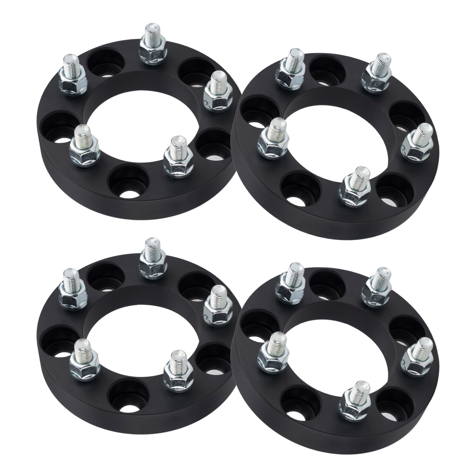 (4) 1″ 5×4.75 to 5×4.5 Wheel Adapters 5×120.65 Hub to 5×114.3 Wheel For Chevy