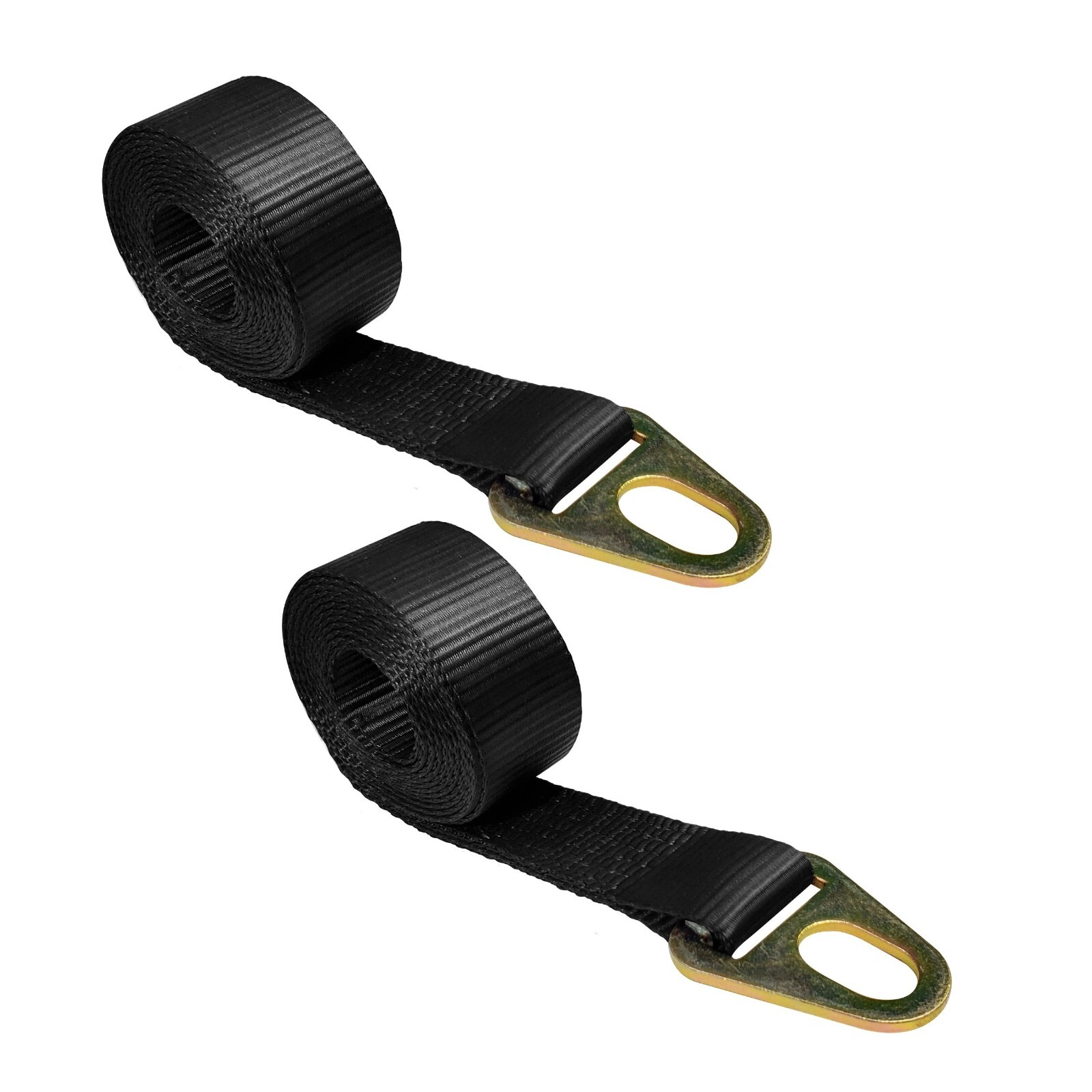 USA 2 Pack 2″ x 10′ Chevron Wheel Lift Lasso Strap w/ Keyhole For Auto Tie Down