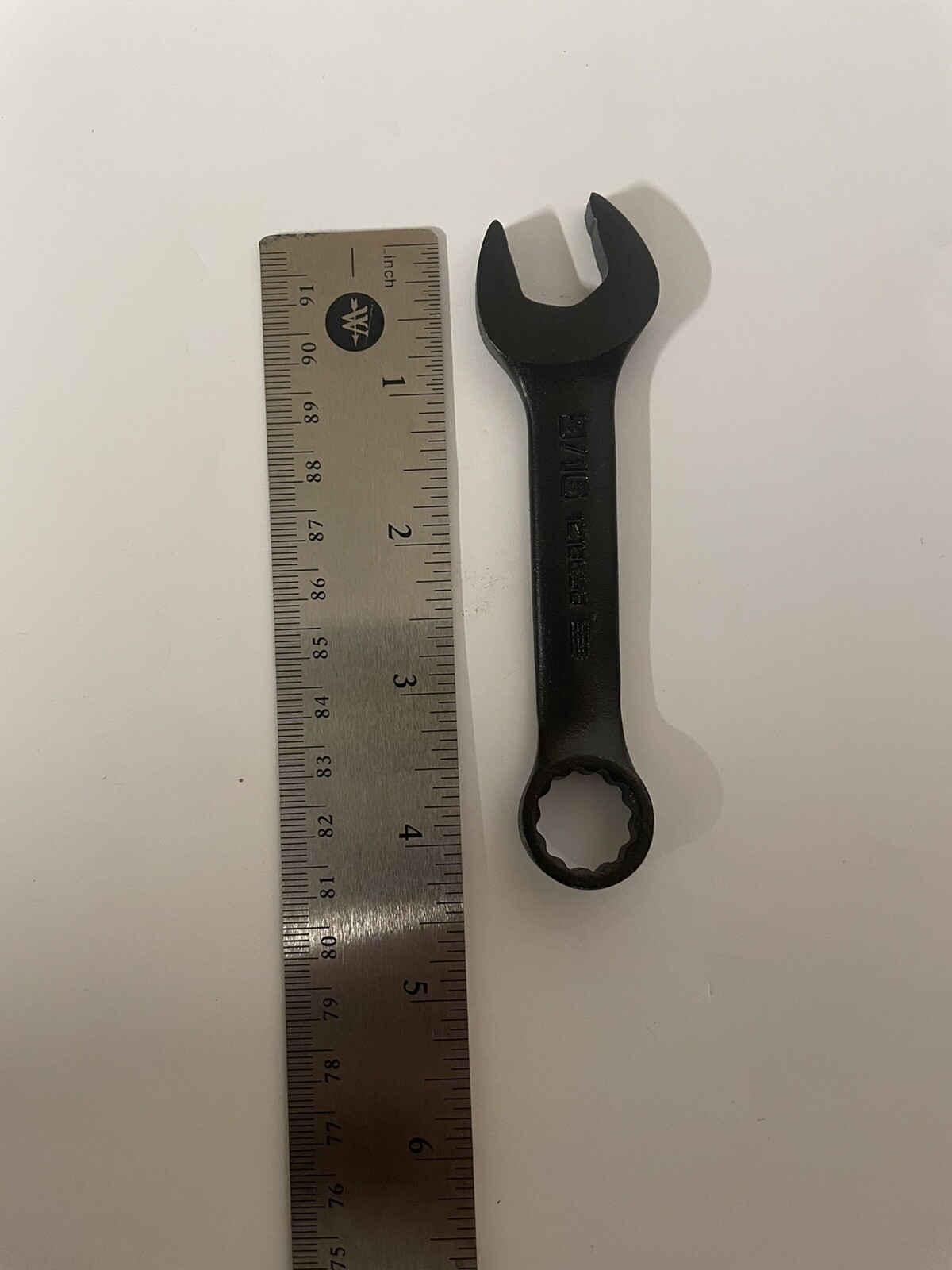 Proto J1218ESB Stubby 9/16” Combination Wrench, Black Oxide