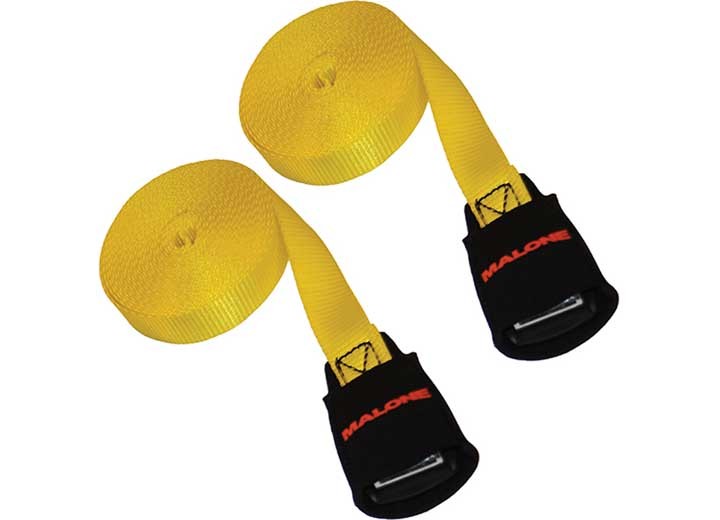 Malone MPG307-18 18′ Cam Buckle Load Strap, 2Pk (With Foam Buckle Sleeve)