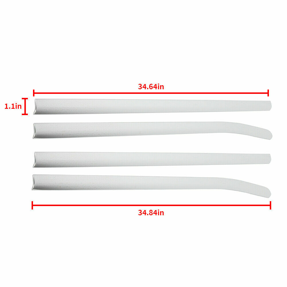 Stainless Window Trim Strip For Chevy Silverado GMC Sierra 14-18 Accessories 4pc