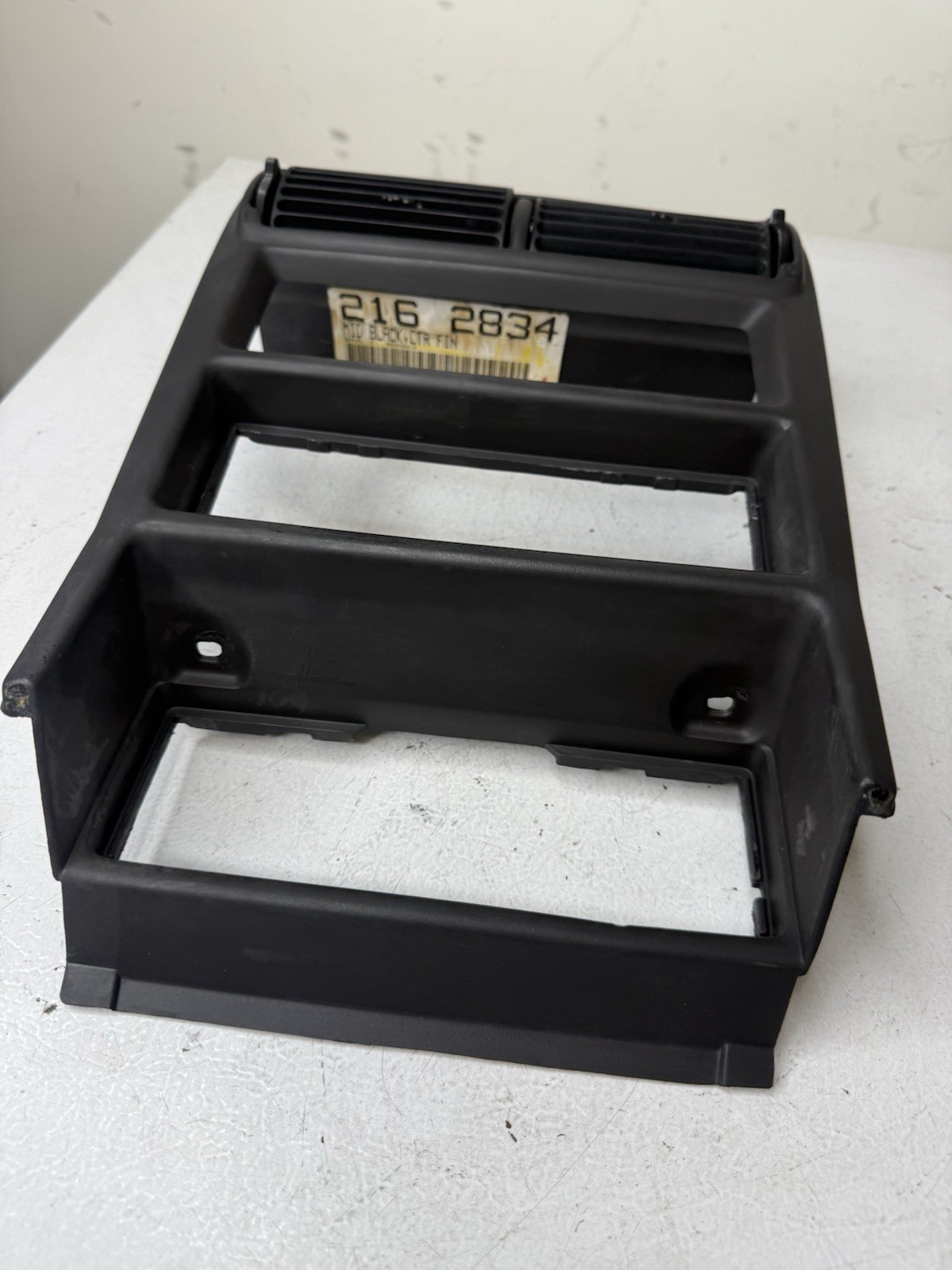 1994-2004 Mustang Radio Bezel Trim Vents Black OEM