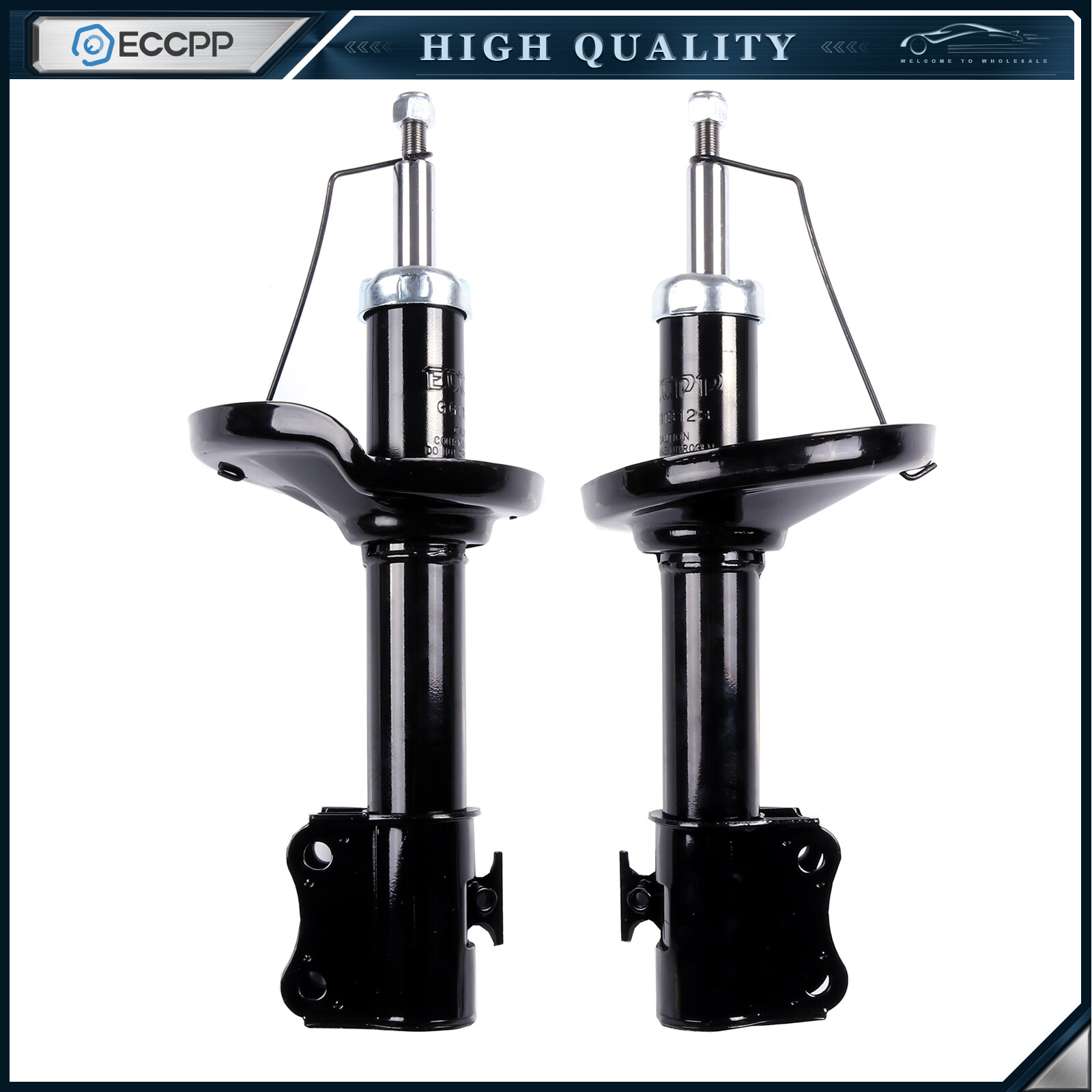 Front Pair Struts Shocks For 2002-2003 Suzuki Aerio 2.0L Left Right ECCPP