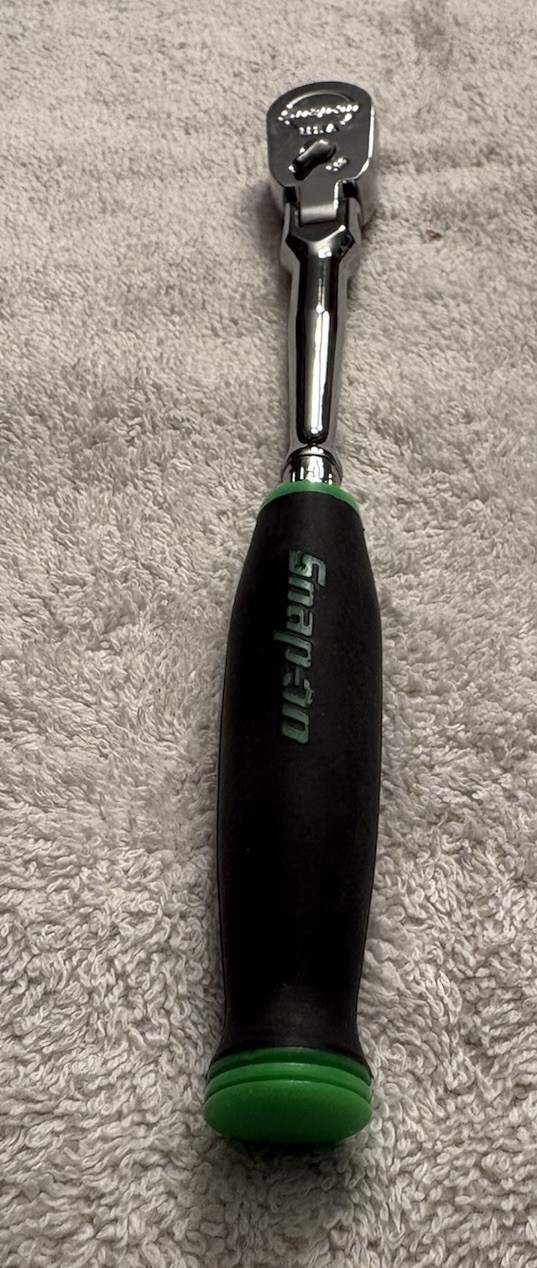 Snap On 1/4” Drive Flex Head Standard Soft Grip Handle