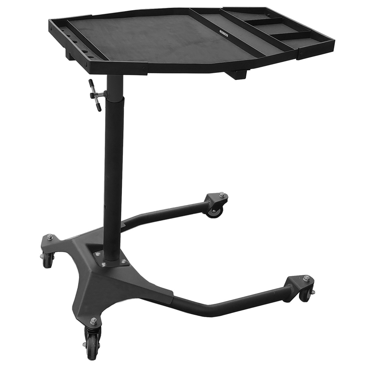 K Tool International 75125 Adjustable Work Tray 29 x 20″ with Rolling Casters