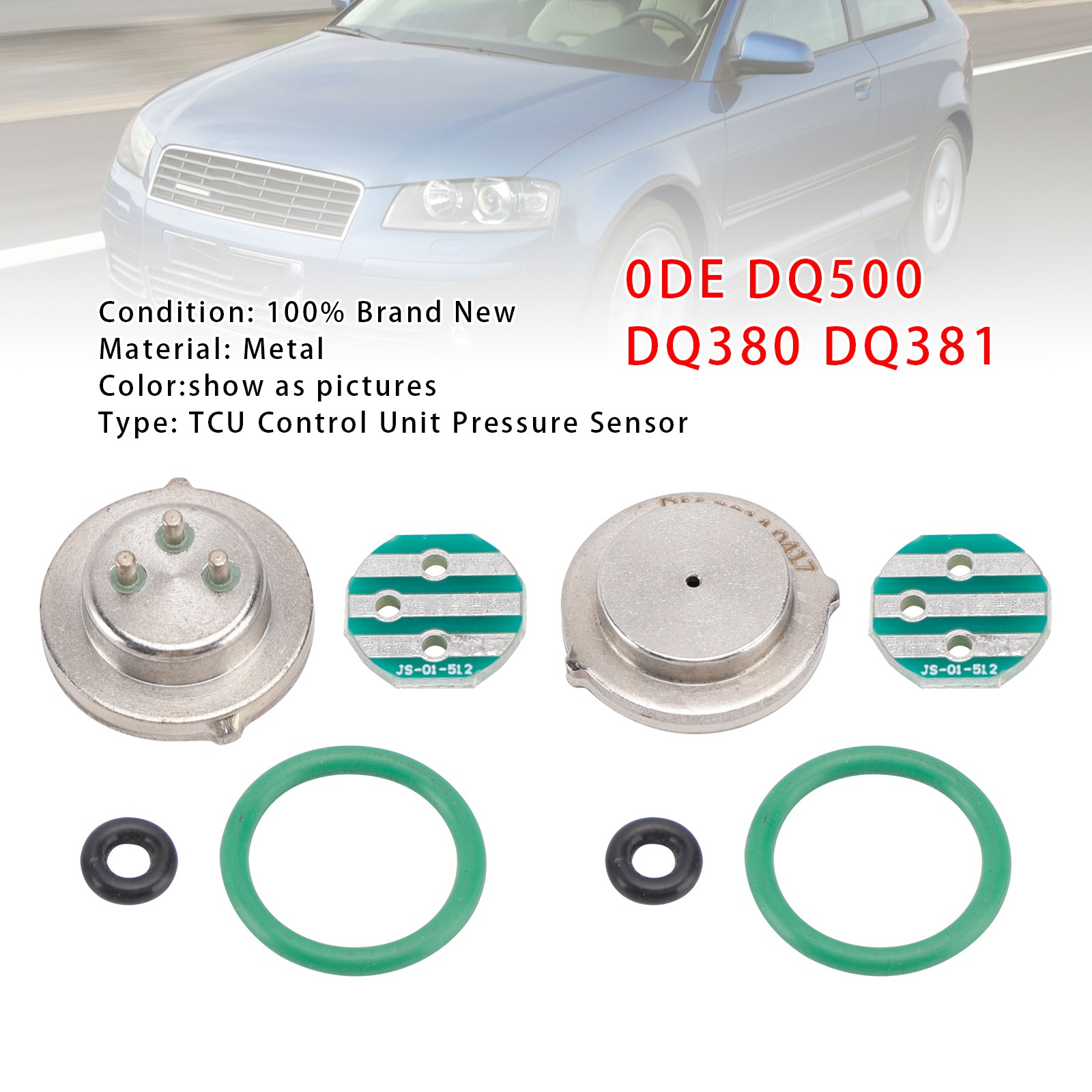 0DE DQ500 DQ380 DQ381 TCU Transmission Control Unit Pressure Sensor For VW AUDI.