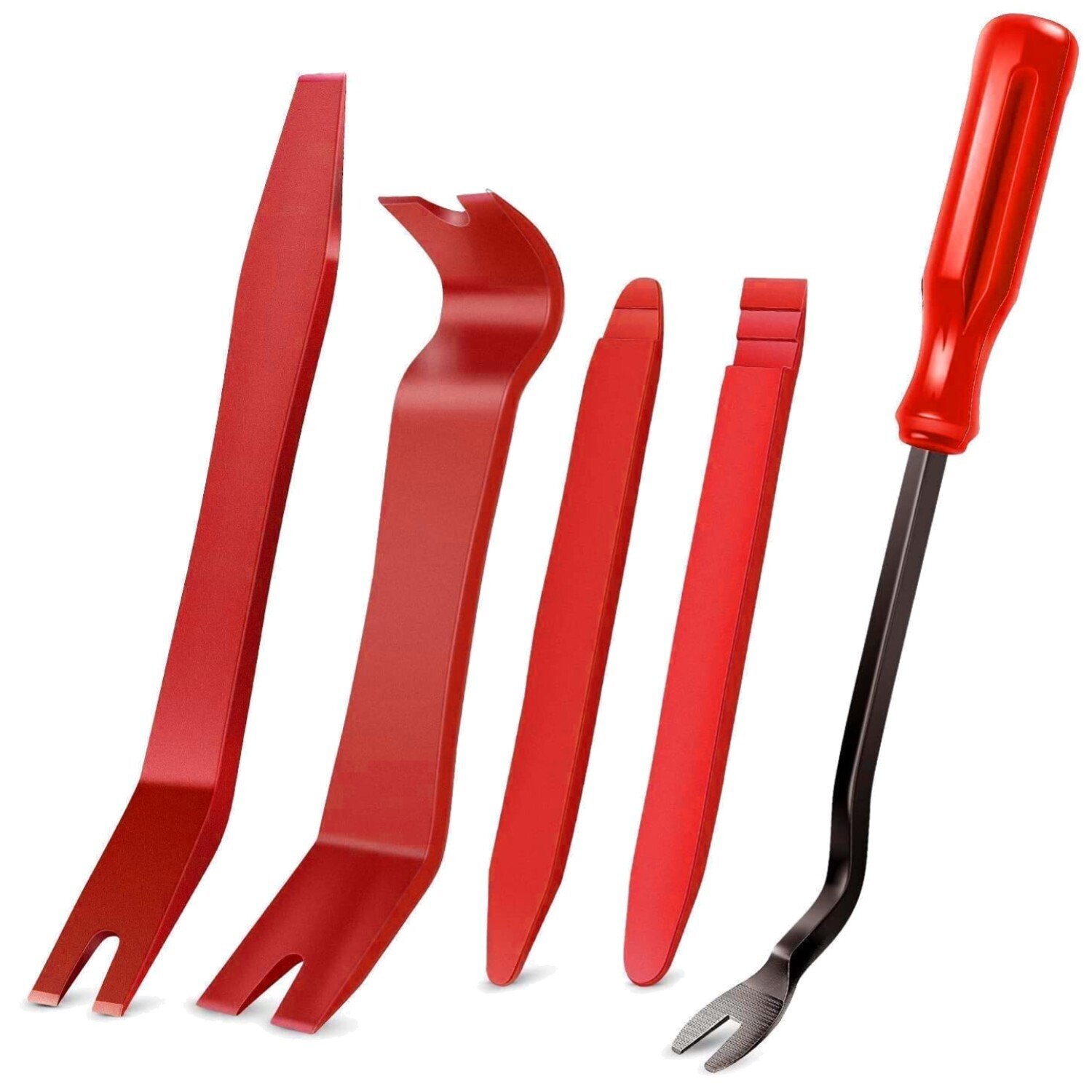 Set of 5 Car Trim REMOVAL Tool For Door Panel Fastener Dashboard Plastic NEW