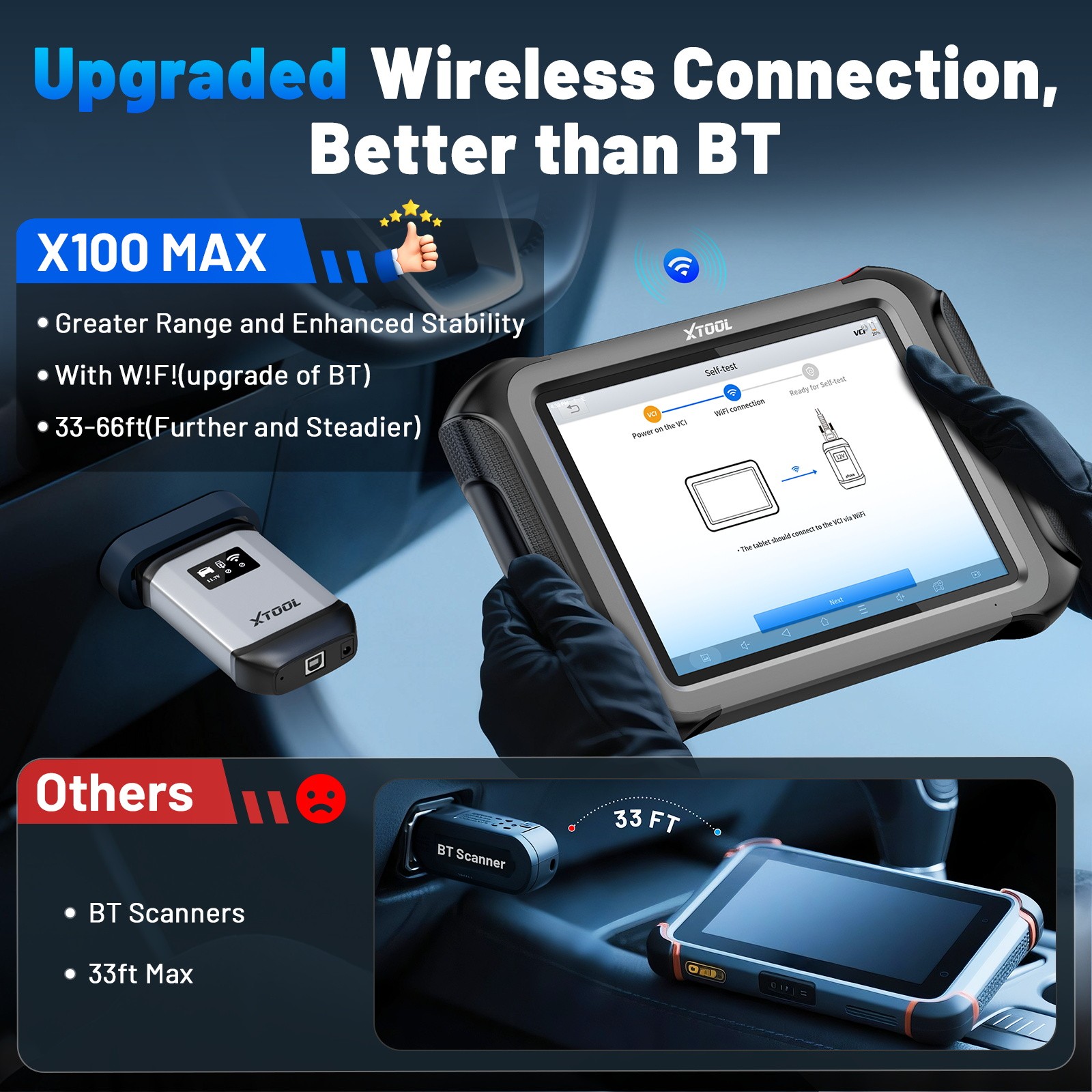 2024 XTOOL X100MAX Scanner IMMO Auto Programming Topology Full Diagnostic Coding