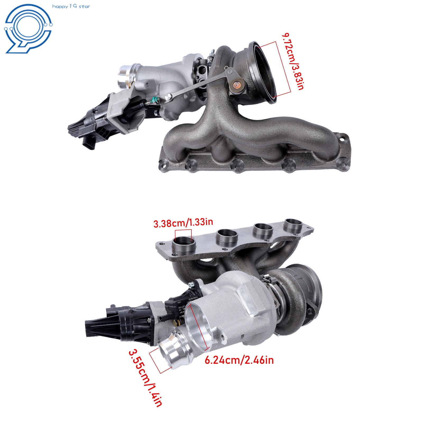 For BMW 320i 328i 428i 528i X3 Z4 F30 N20 N26 2.0L 2012-2018 Turbo Turbocharger