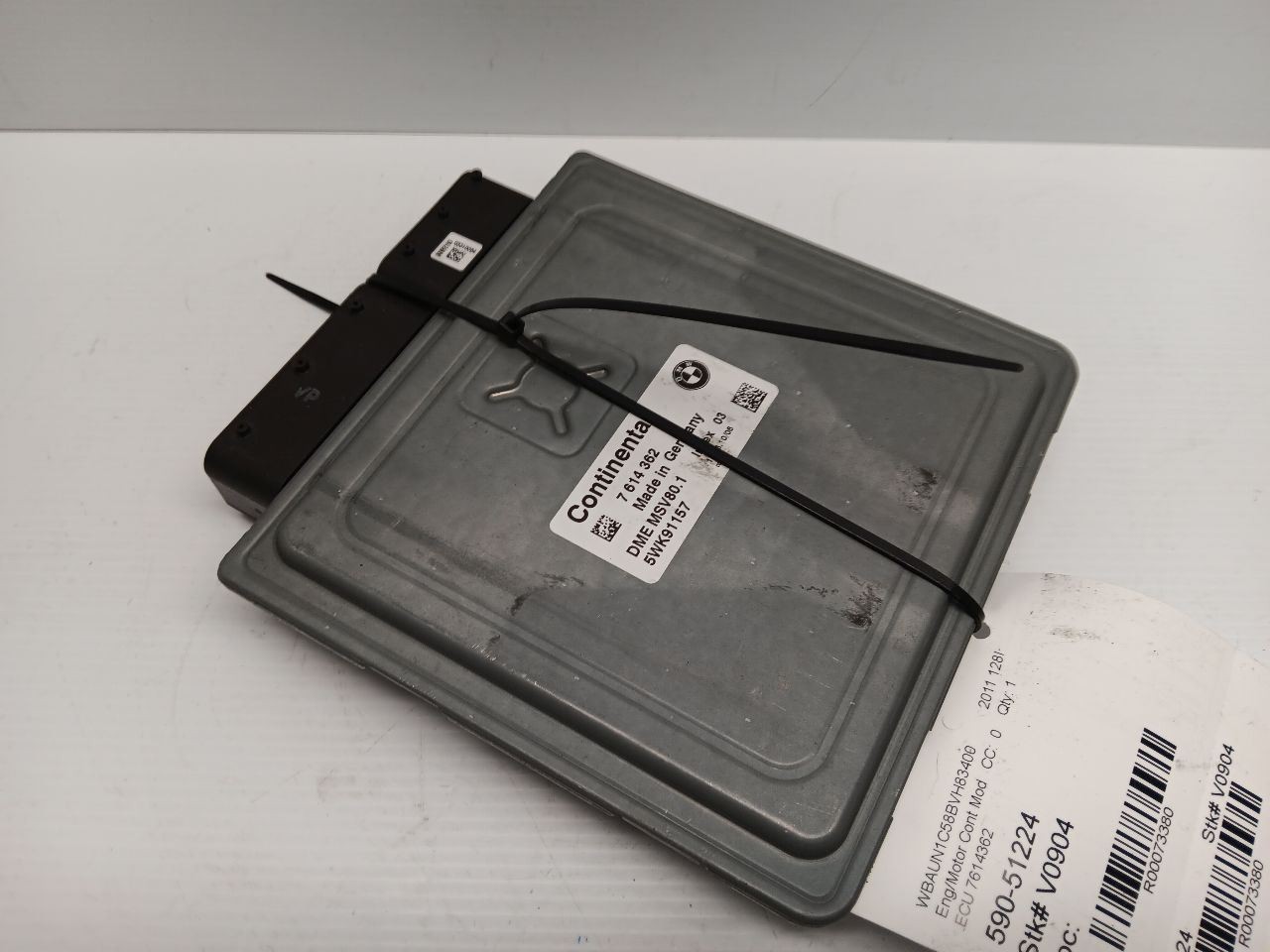 11-12 BMW E90 328I ECM Engine Control Module DME (OEM 5WK91157) (7614362)