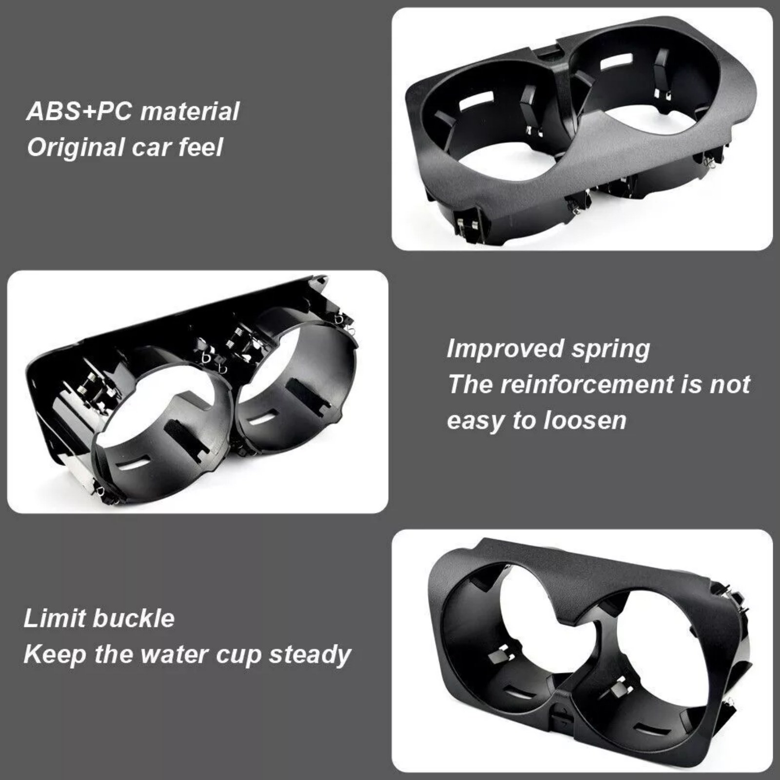 Center Console Drinks Cup Holder For Mercedes-Benz W213 W238 E-CLASS 2015-2021