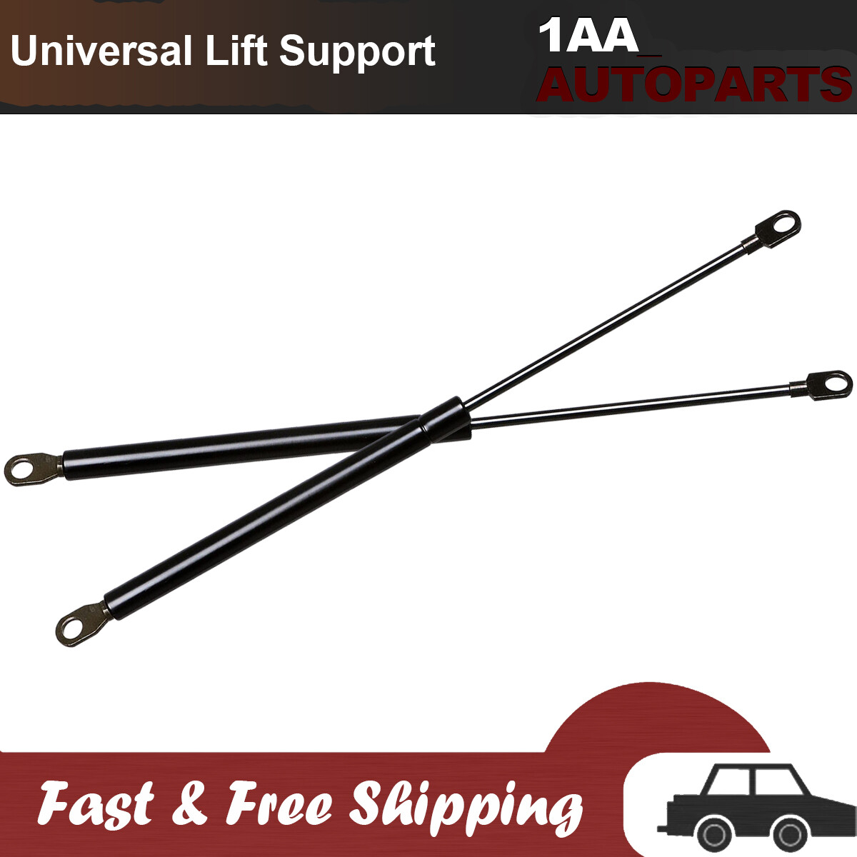 6923 Universal Lift Supports Shocks 15.00” to 9.40” 30 Lbs Eyelet End Shocks