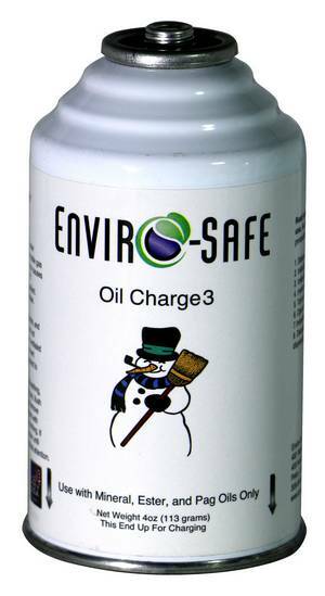 Enviro-Safe Oil Charge, AC Auto Refrigerant Oil 3oz Can