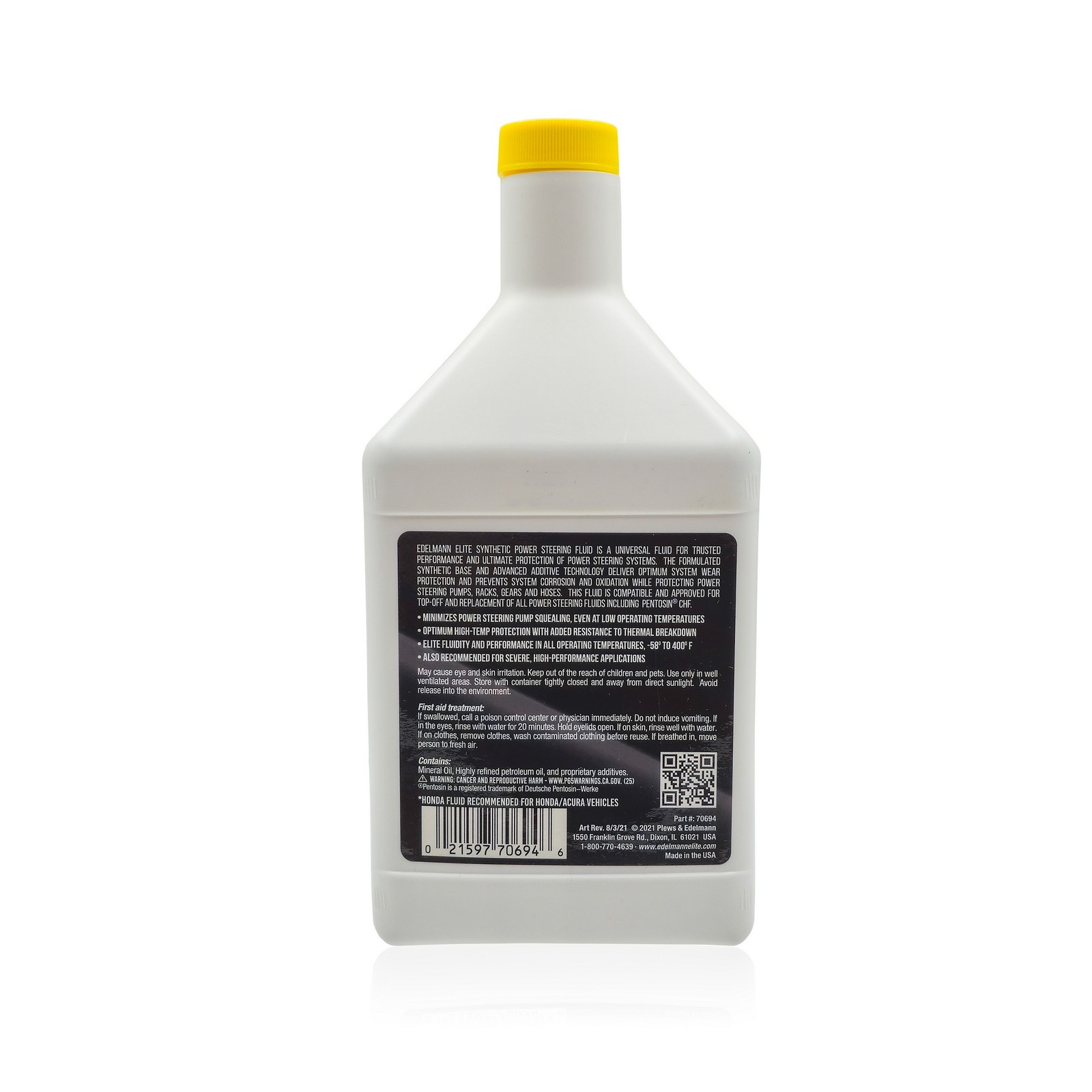 Edelmann Power Steering Fluid for E-350 Super Duty, RS6 Avant, CT4+More 70694