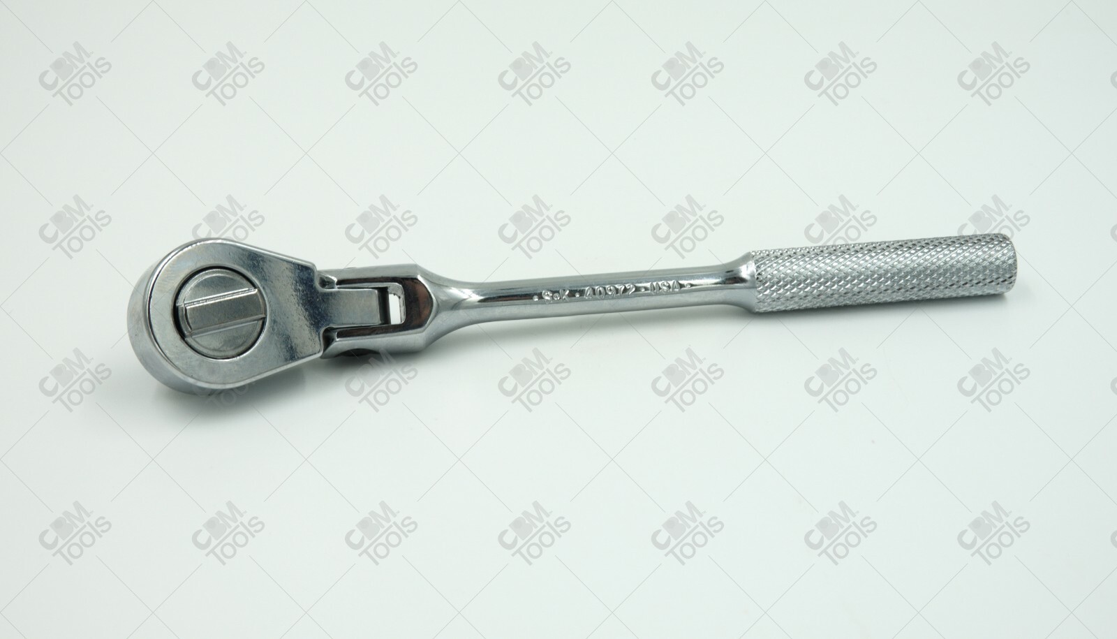 SK Hand Tools 40972 1/4″ Dr. 6.3″ Flex-Head Reversible 60 Tooth Ratchet
