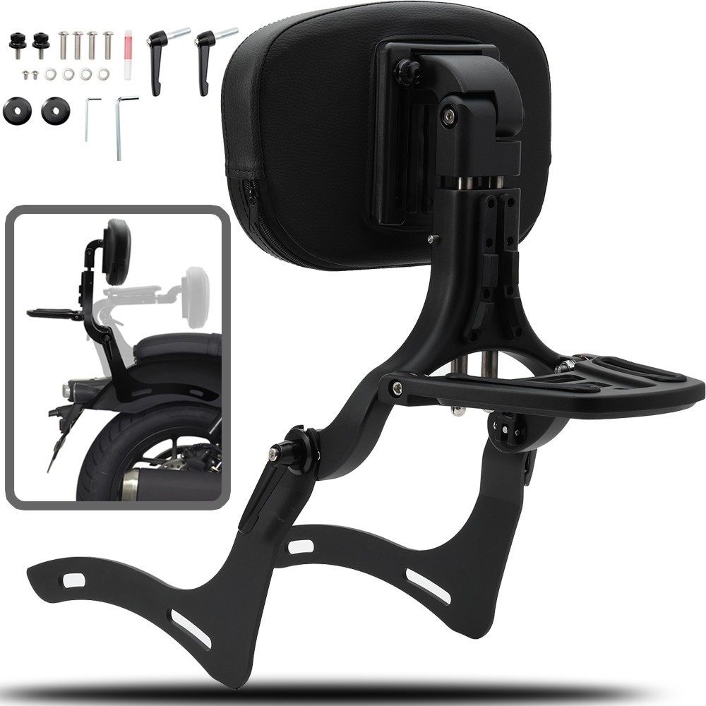 Driver Passenger Backrest Sissy Bar For Honda Rebel 1100 CMX 1100 DCT 2021-2025