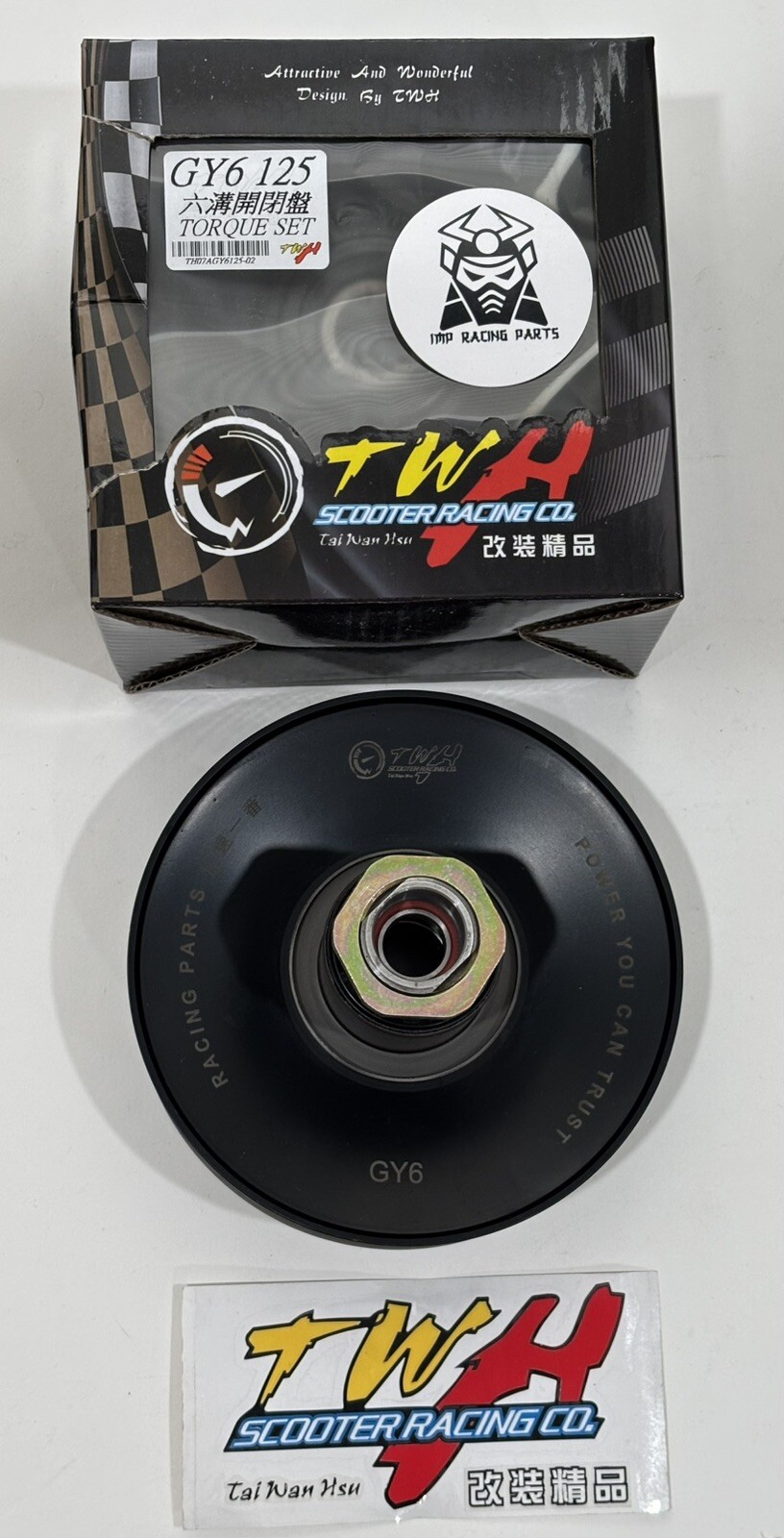 GY6 150CC -232CC SCOOTER REAR DRIVE CLUTCH PULLEY RACING SHEAVE 6 GROOVE TWH