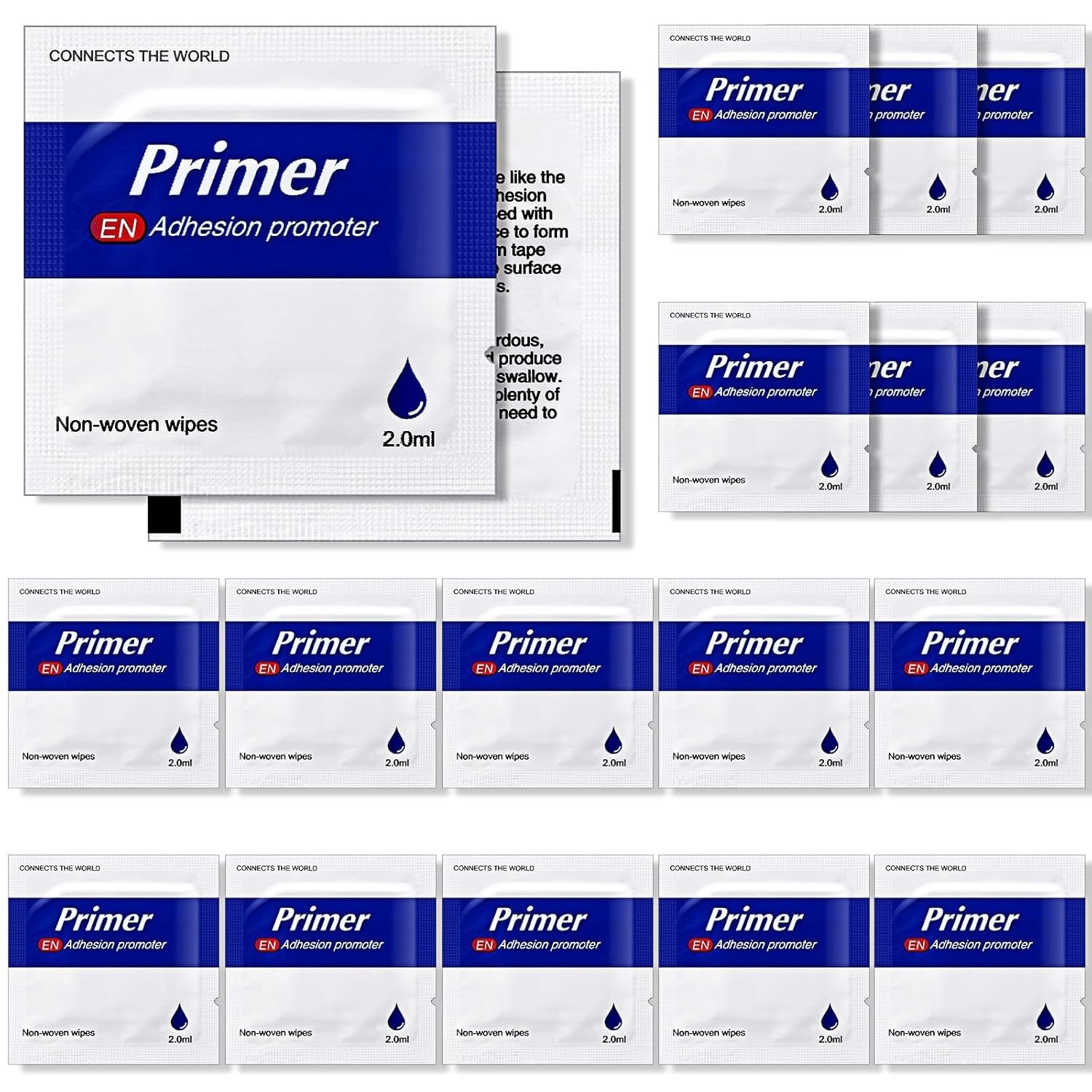 16 Pcs Adhesion Promoter, High Performance Adhesion Promoter for Plastic, Dou…