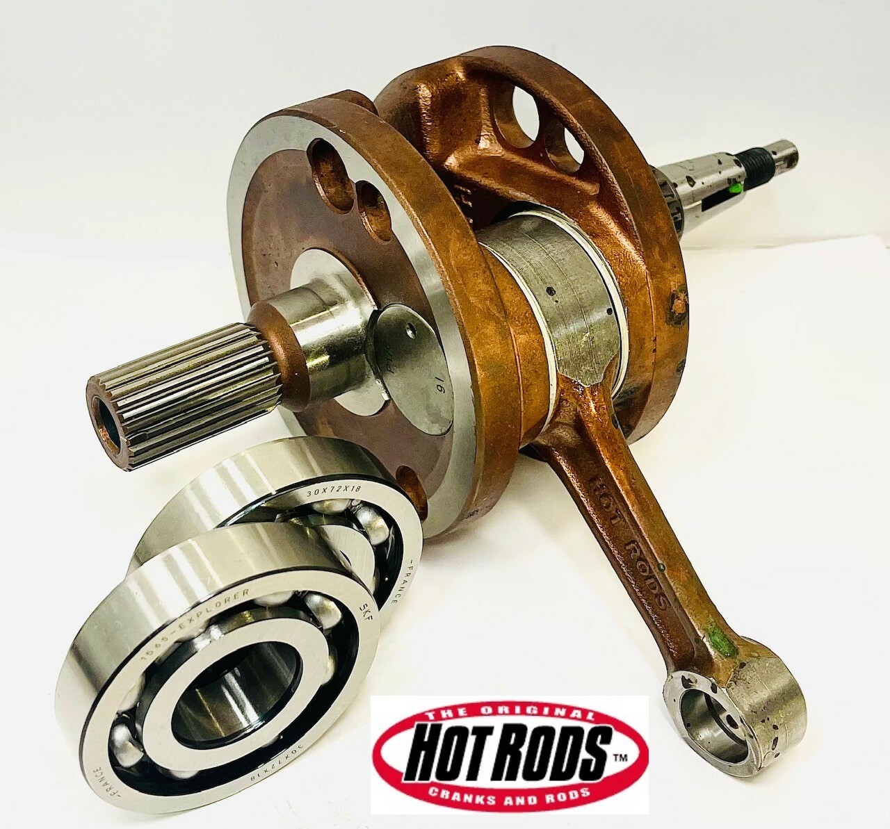 *YFZ450 YFZ 450 Hotrods Stroker Crank +3 Crankshaft Rod Assembly Bearings Kit