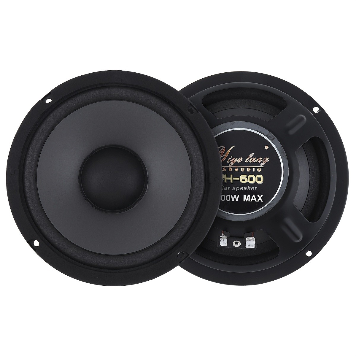 6.5” 2-Way Car Coaxial Audio Speakers Door Loudspeakers HiFi Stereo 50W RMS 4Ω