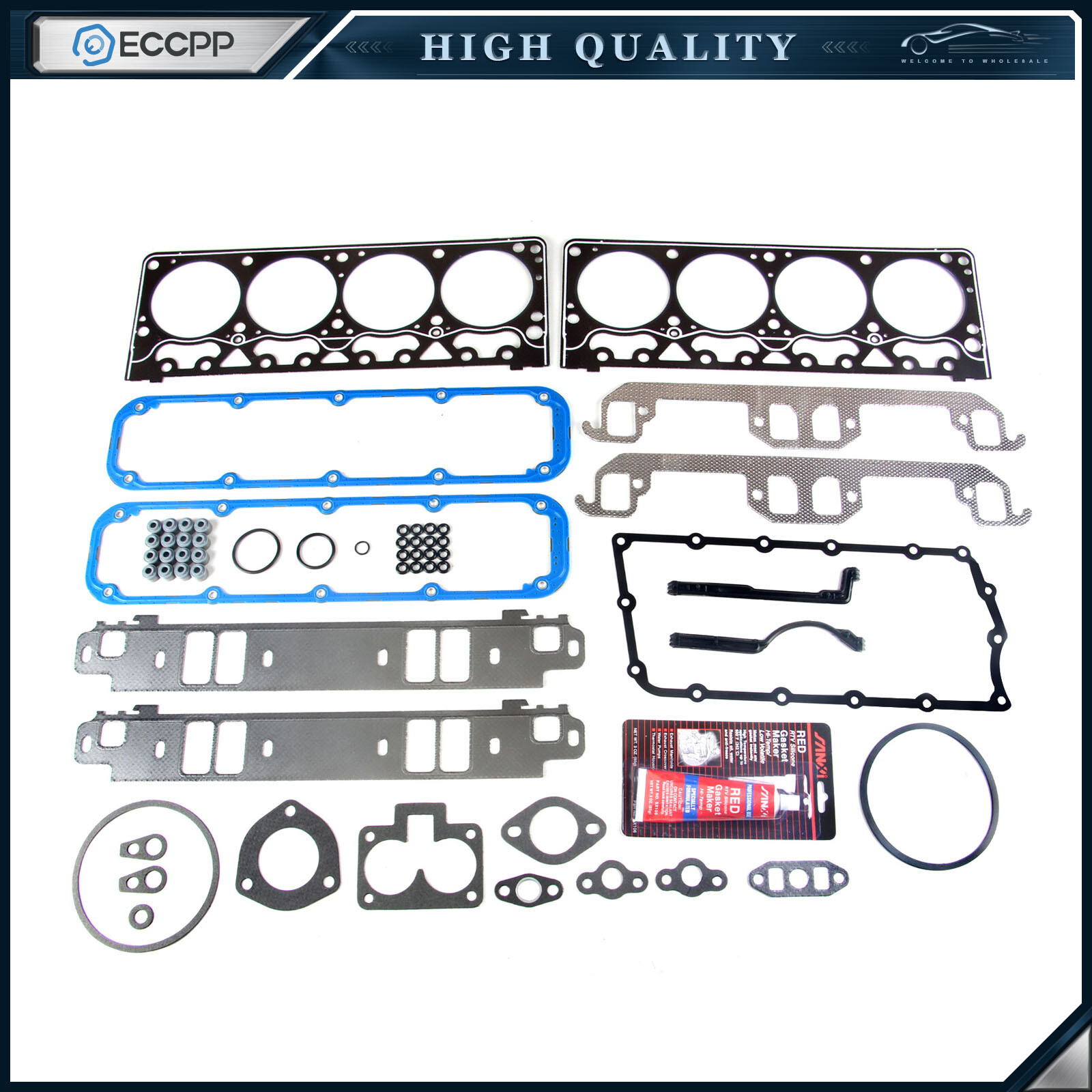 ECCPP Head Gasket Set For 98-03 Dodge Ram 1500 2500 3500 5.9L V8 OHV VIN Z